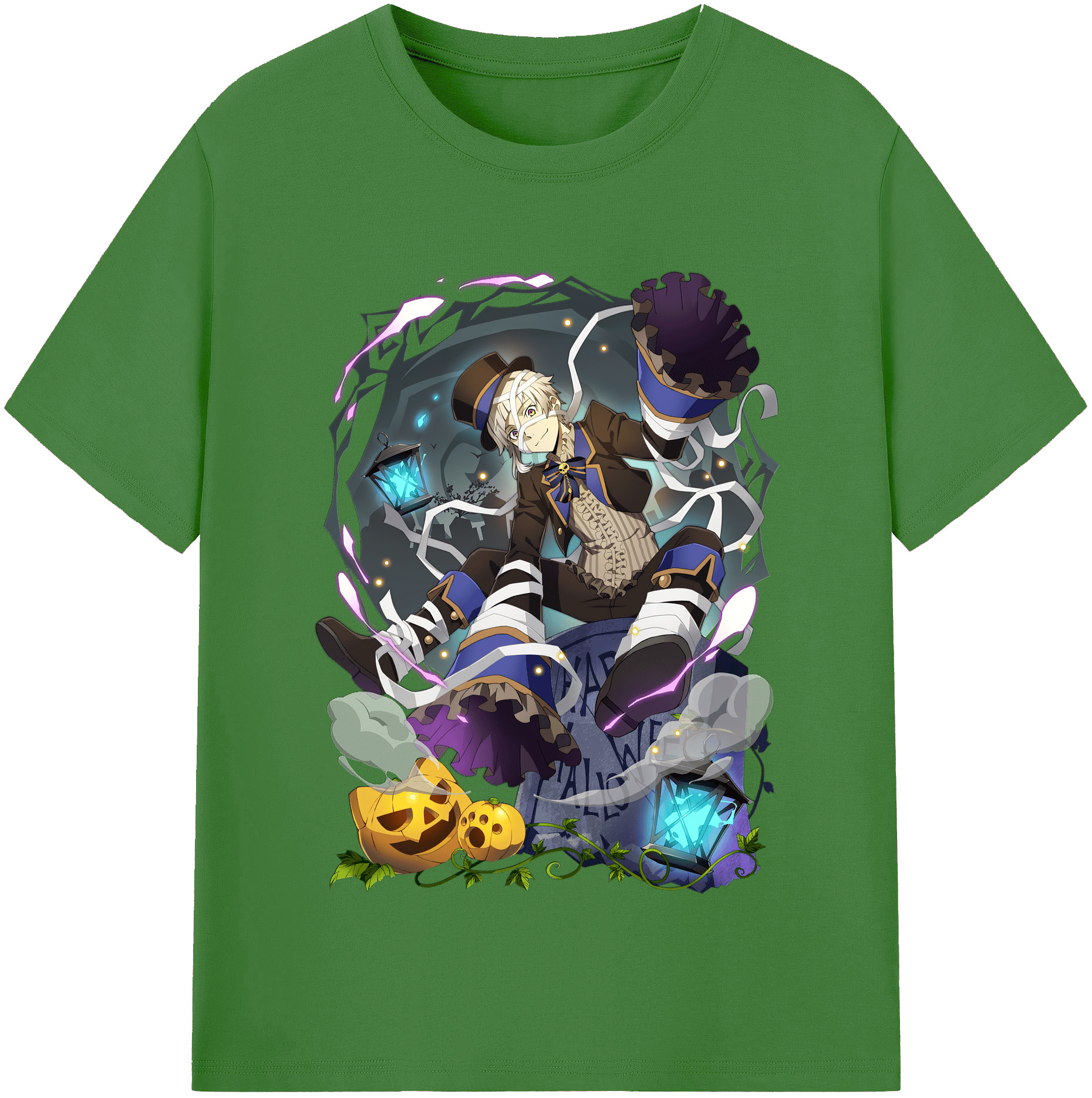（画像用） 文豪ストレイドッグス Bungo Stray Dogs レディースカジュアルプリントTシャツ（綿100％）